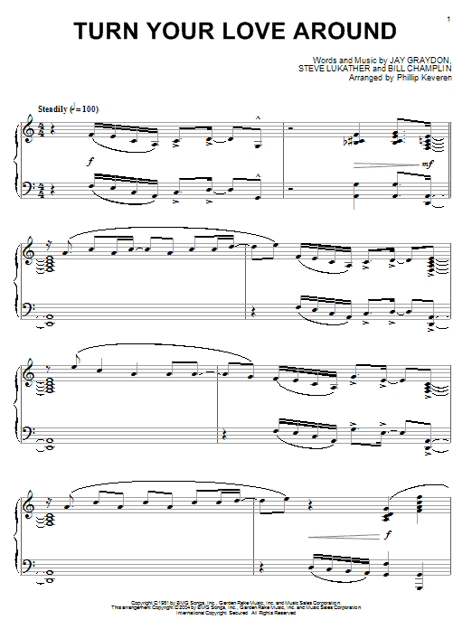 Produktbild zu: Turn Your Love Around (arr. Phillip Keveren)