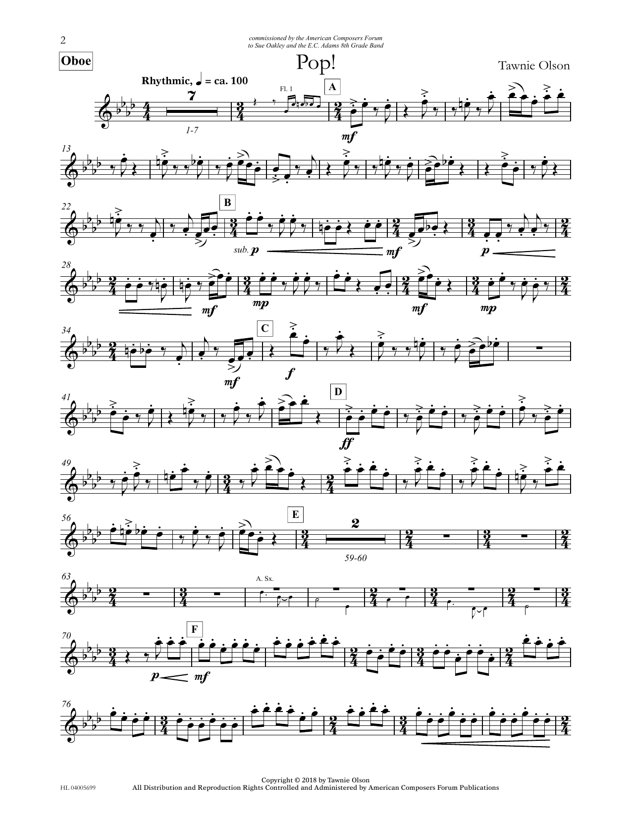 Product picture to: Pop! - Oboe
