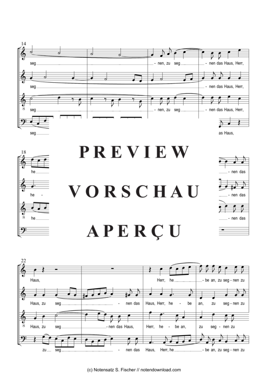 Product gallery: Page 3 of 21 Herr, hebe an zu segnen , , (mixed choir)