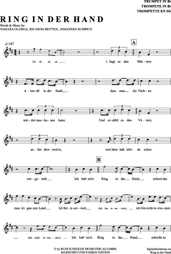 Produktbild zu: Ring In Der Hand Josh