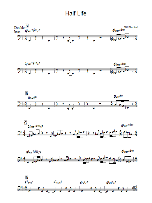 Produktgalerie: Seite 1 von 1 Half Life, Bill Bruford, E-Bass, Gitarre