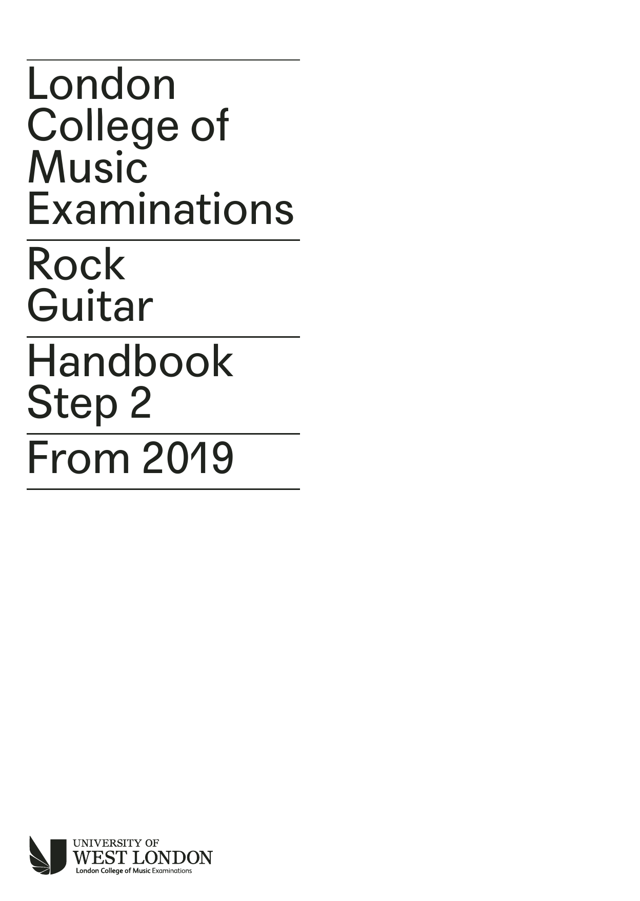Product picture to: LCME Rock Guitar Handbook 2019 - Step 2