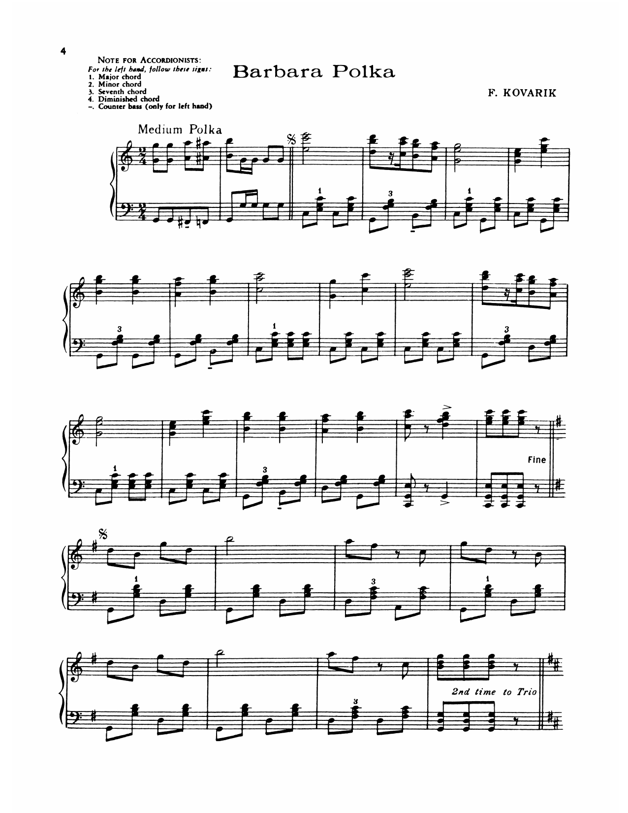 Produktgalerie: Seite 1 von 1 Barbara Polka, Lawrence Welk, Klavier