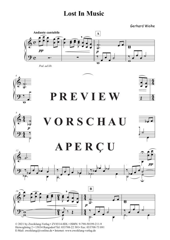 gallery: Lost In Music , Weihe, Gerhard, (Klavier Solo)