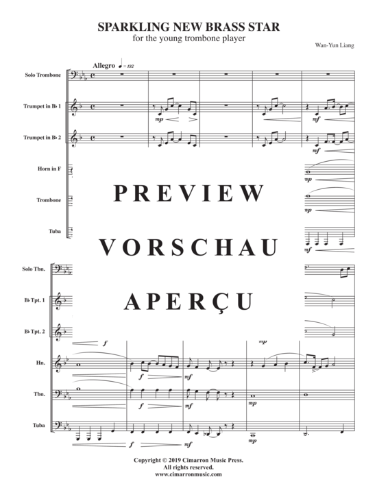 Produktgalerie: Seite 3 von 21 Sparkling New Brass Star , , (Blechbläser Quintett + Posaune Solo)