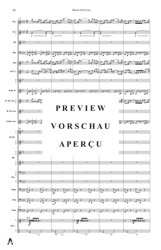 Produktgalerie: Seite 21 von 21 March of the Corn , , (Concert Band)
