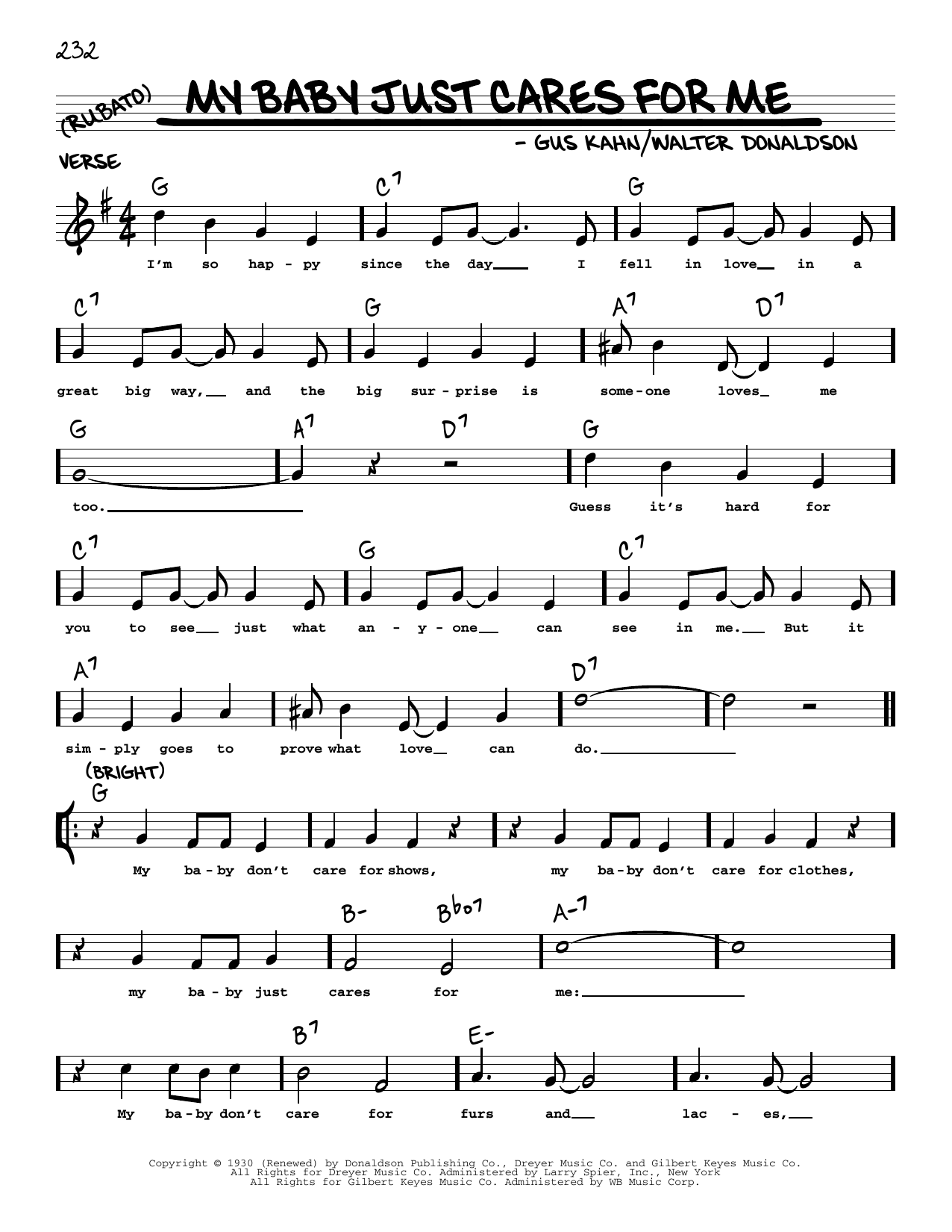 Product picture to: My Baby Just Cares For Me (arr. Robert Rawlins)
