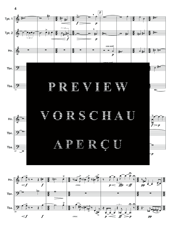 Produktgalerie: Seite 8 von 11 Passacaglia, , (Blechbläser Quintett)