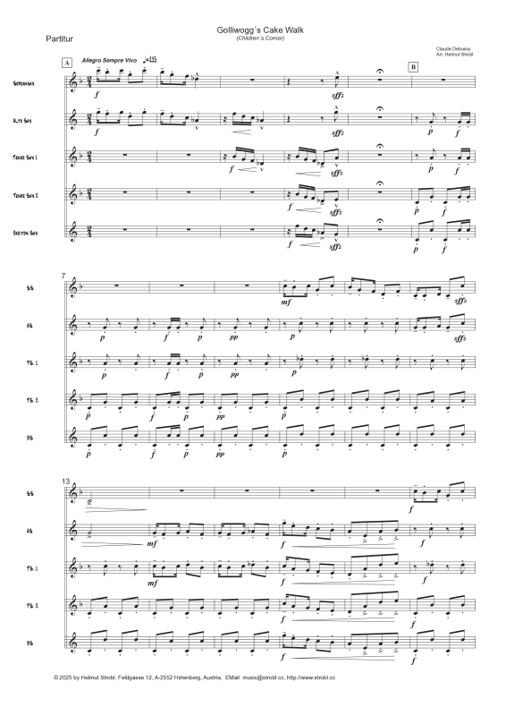 gallery: Golligwoggs Cakewalk, , Saxophonquintett