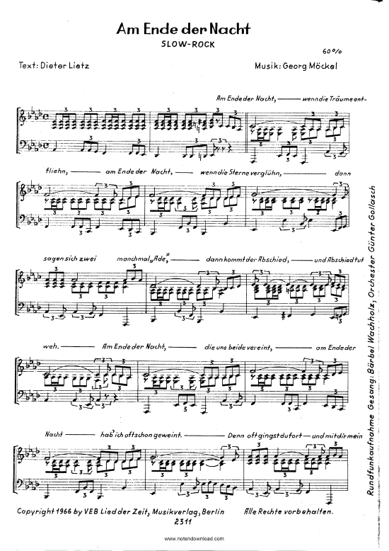 Produktbild zu: Am Ende der NachtBärbel Wachholz (1966)