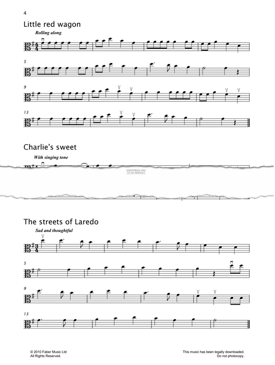 gallery: The Streets Of Laredo, American Traditional, Viola