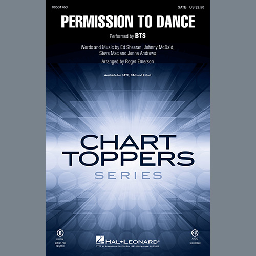 cover: Permission To Dance (arr. Roger Emerson), BTS, Chor