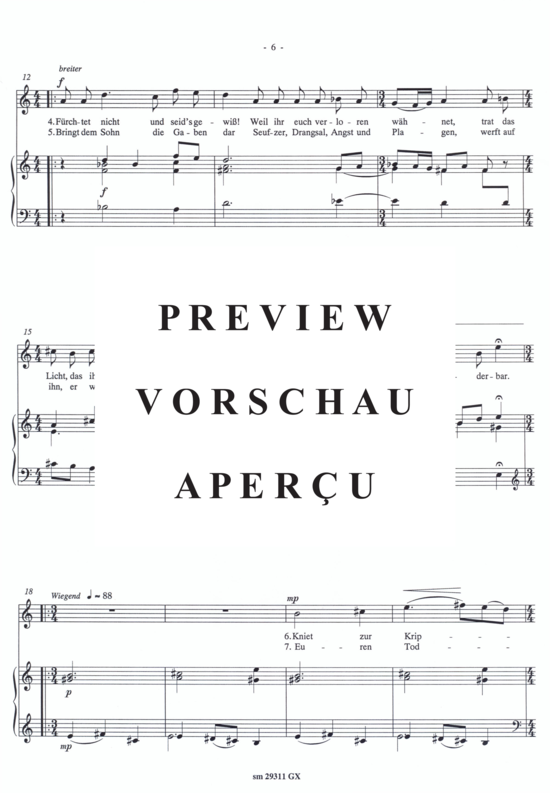 Product gallery: Page 8 of 10 Die Hirten bei Nacht - Weihnacht , , (soprano + piano)