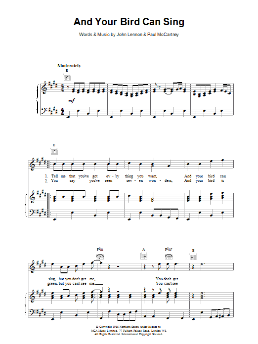 Produktbild zu: And Your Bird Can Sing