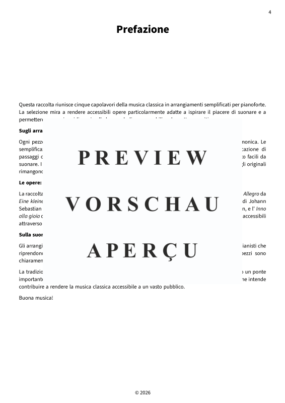 Produktgalerie: Seite 6 von 11 Pausa di felicità al pianoforte - Classici rilassanti resi facili, , Klavier Solo