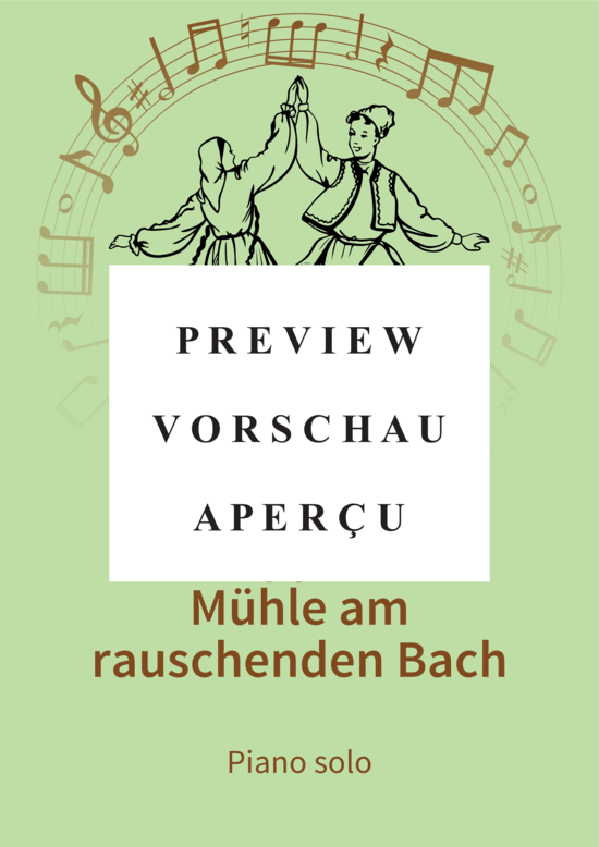 gallery: Es klappert die Mühle am rauschenden Bach , , (Klavier Solo)