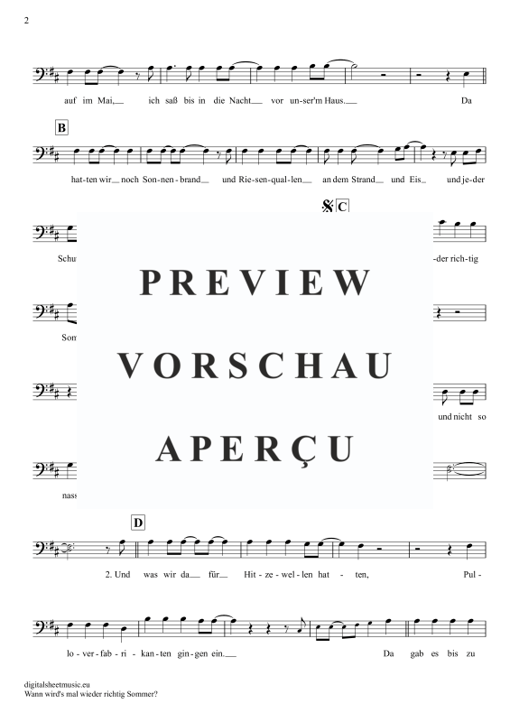 gallery: Wann wird’s mal wieder richtig Sommer , Carrell, Rudi, Posaune / Bariton