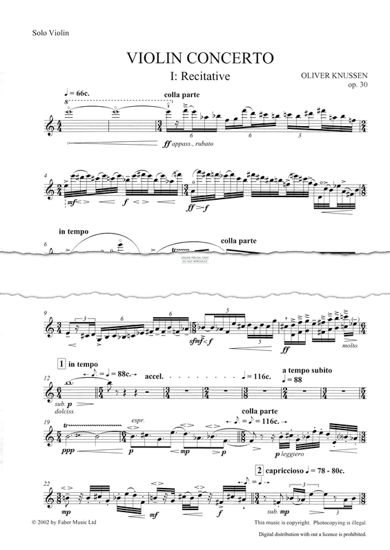 Produktgalerie: Seite 1 von 1 Violin Concerto, Oliver Knussen, Violine
