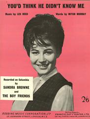 cover: You'd Think He Didn't Know Me, Sandra Browne, Gesang, Gitarre, Klavier