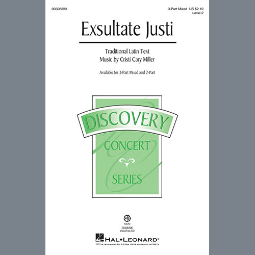 Produktbild zu: Exsultate Justi