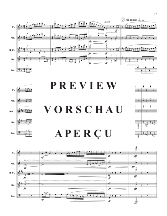 Produktgalerie: Seite 18 von 21 Contrasts – 3 Sätze , , (Holzbläser-Quintett)