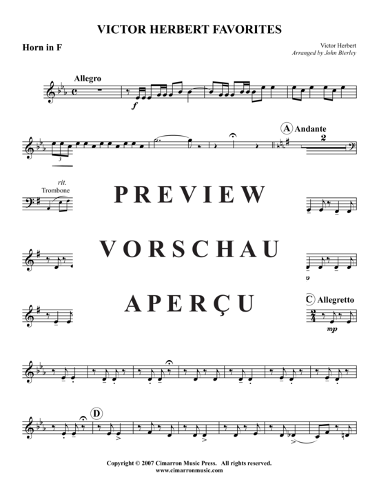 Produktgalerie: Seite 11 von 21 Victor Herbert Favorites , , (Blechbläserquintett)