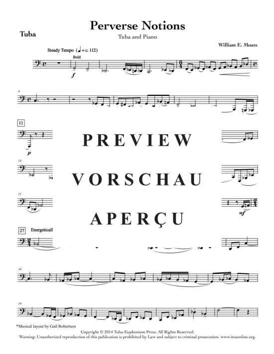Produktgalerie: Seite 11 von 13 Perverse Notions , , (Tuba + Klavier)