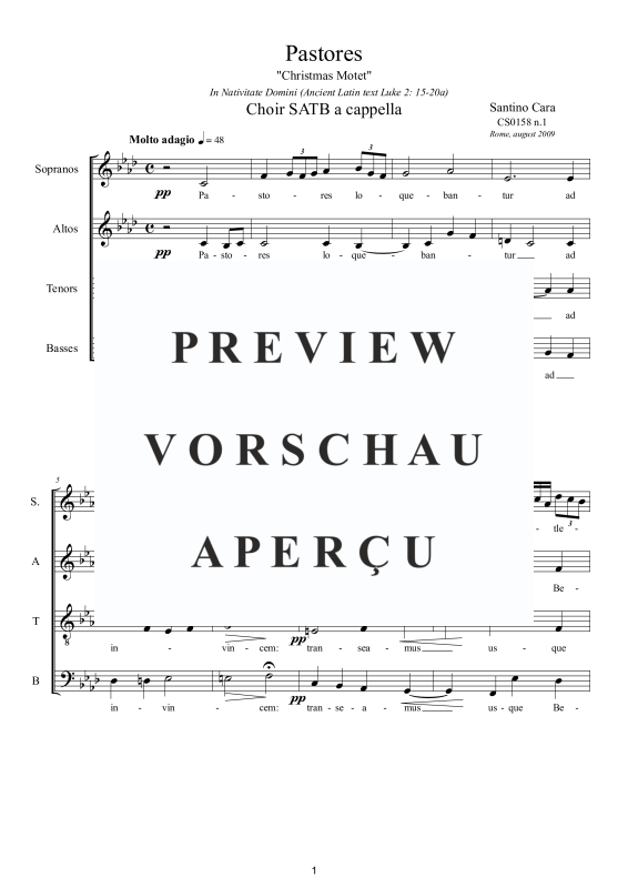 Produktgalerie: Seite 2 von 8 Pastores - Christmas Motet, , Gemischter Chor