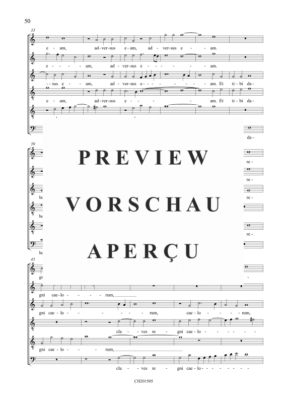 Produktgalerie: Seite 4 von 9 Tu es Petrus / Quodcum ligaveris, , Gemischter Chor 6-stimmig