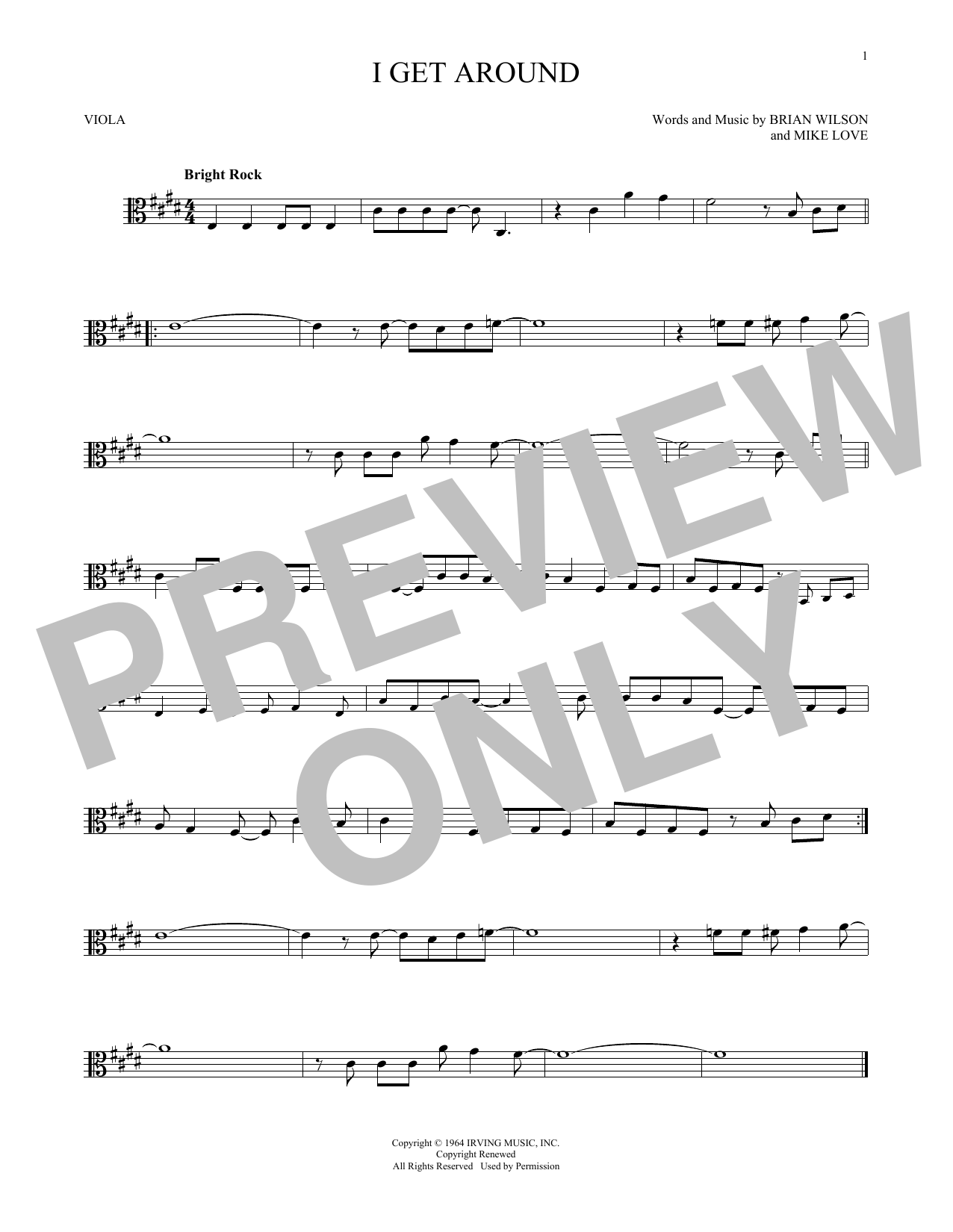 Product gallery: Page 1 of 1 I Get Around, The Beach Boys