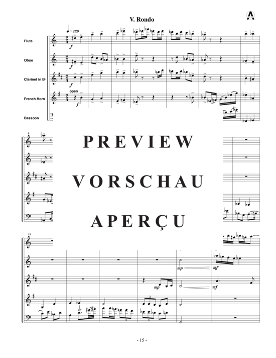 Produktgalerie: Seite 18 von 21 Wind Quintet , , (Holzbläserquintett)