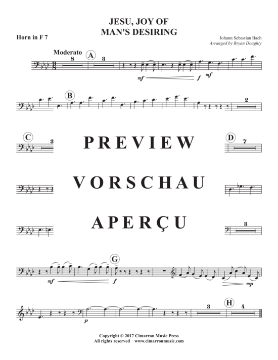 Product gallery: Page 15 of 16 Jesu, meine Freude (Jesu Joy of Man´s Desiring) , ,  (Horn ensemble 1-8 horns)
