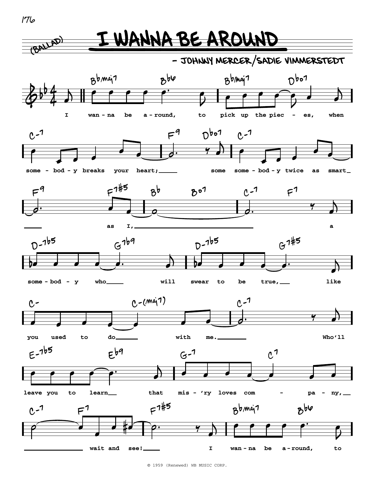 Produktbild zu: I Wanna Be Around (High Voice)
