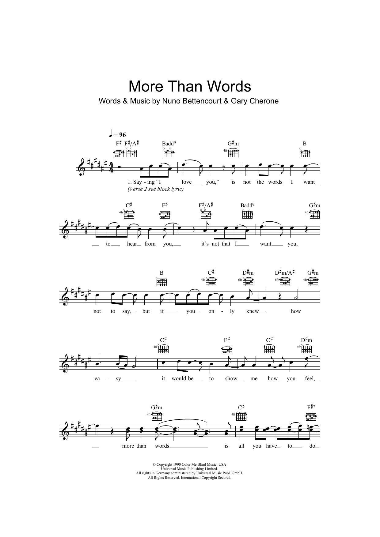 Product picture to: More Than Words