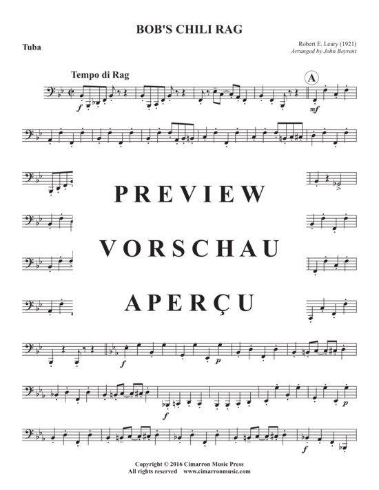 Produktgalerie: Seite 16 von 17 Bob´s Chili Rag , , (Blechbläserquintett)