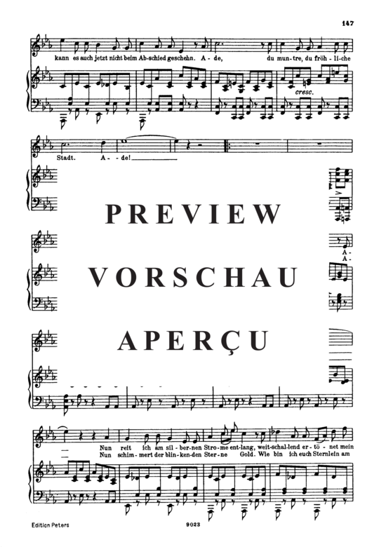 Product gallery: Page 3 of 6 Abschied D.957-7 (Schwanengesang), , High Voice and Piano