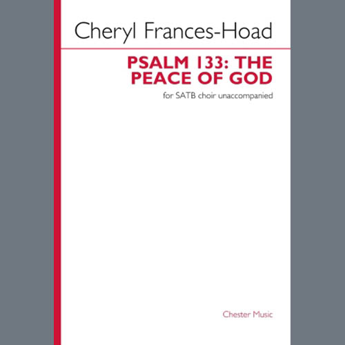 cover: Psalm 133, Cheryl Frances-Hoad, Chor