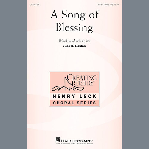 cover: A Song Of Blessing, Jude Roldan