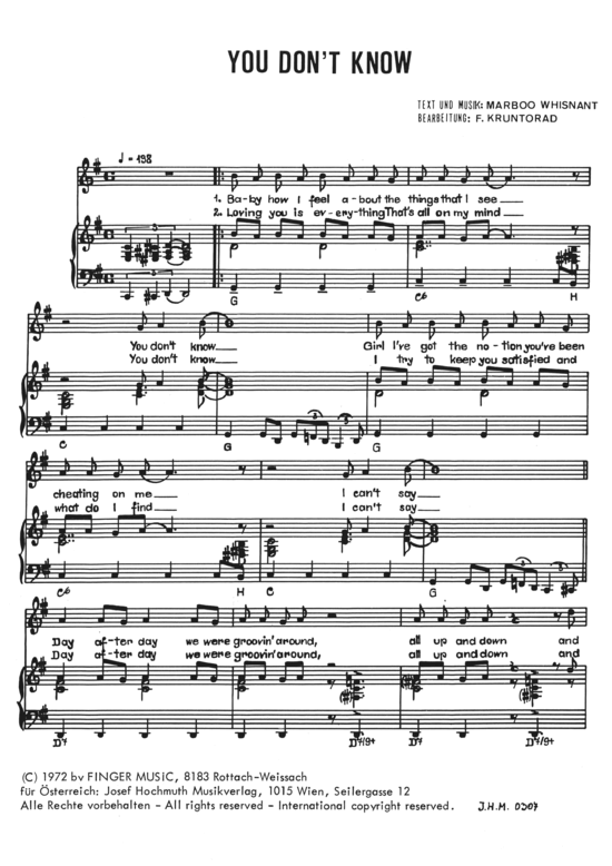 Produktbild zu: You don´t know Marboo