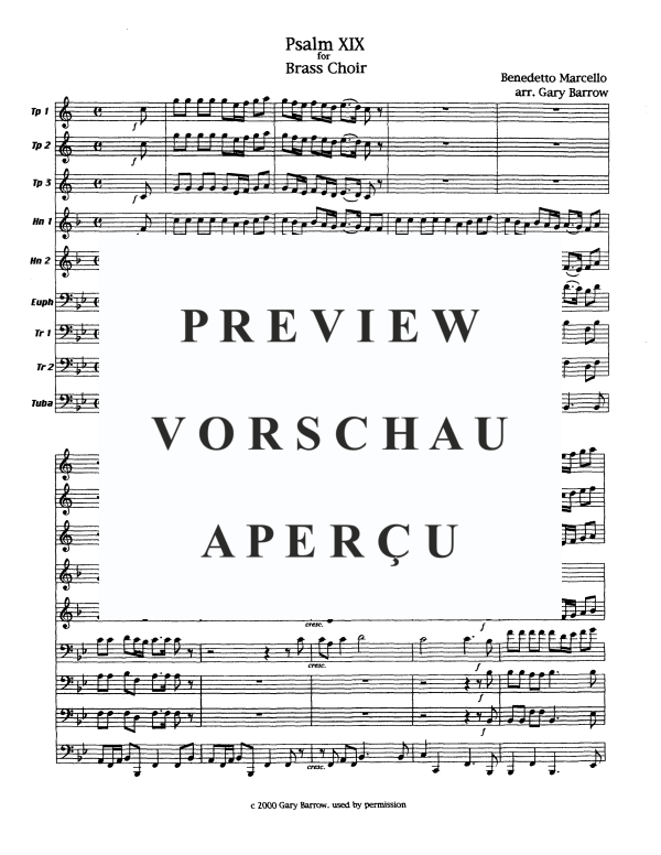 Product gallery: Page 4 of 11 Psalm XIX, , Brass Ensemble