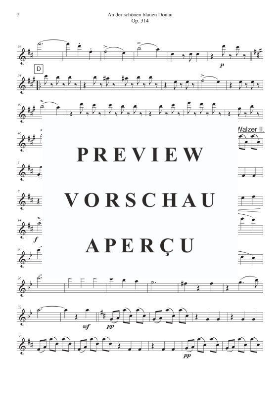 Produktgalerie: Seite 4 von 11 An der schönen blauen Donau, , Saxophonquintett SATTB