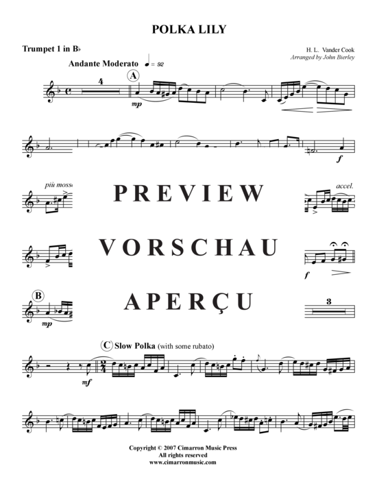 Produktgalerie: Seite 10 von 15 Polka -  Lily , , (Blechbläserquintett)