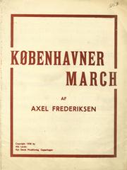 cover: Københavner March (Copenhagen March), Axel Frederiksen