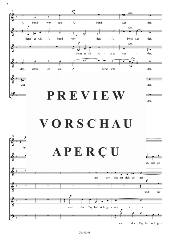 Produktgalerie: Seite 3 von 5 Abendlied (Klassiker der Chormusik), , Gemischter Chor 6-stimmig