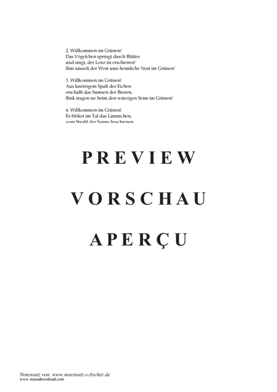Product gallery: Page 3 of 3 Im Grünen , , Piano and Voice