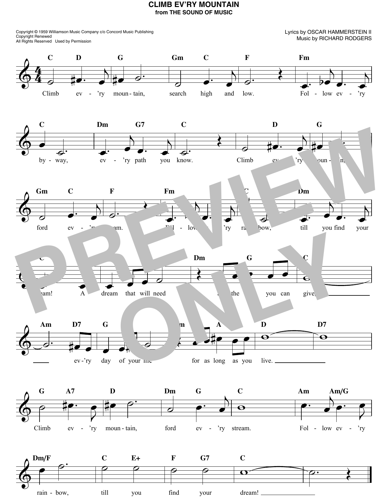 Produktbild zu:  Climb Ev'ry Mountain - Rodgers & Hammerstein