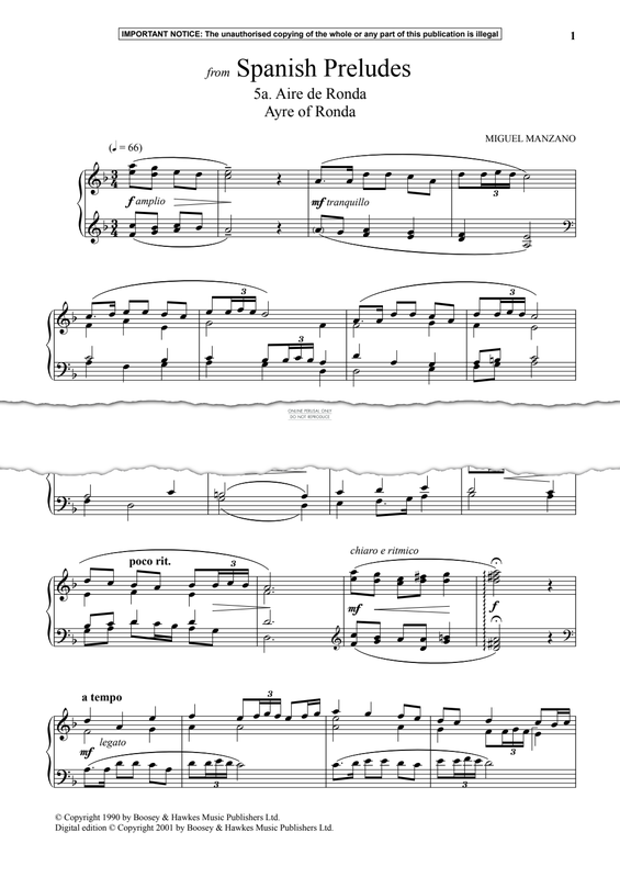 Produktgalerie: Seite 1 von 1 Aire de Ronda (Ayre of Ronda), Miguel Manzano, Klavier