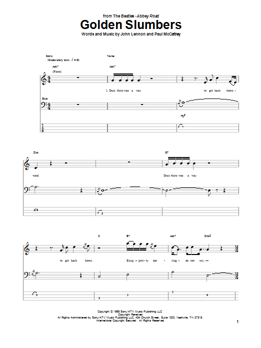 Produktbild zu: Golden Slumbers