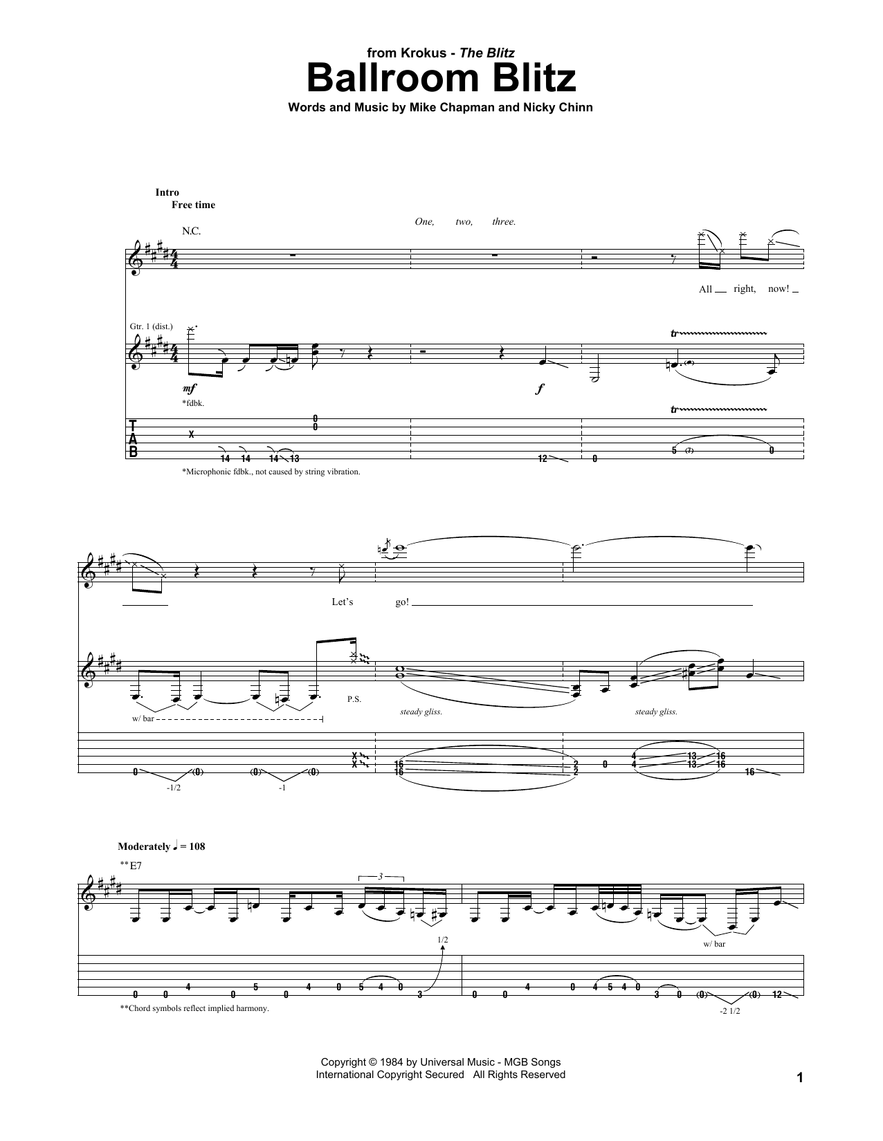 Product gallery: Page 1 of 1 Ballroom Blitz, Krokus