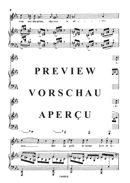 Product gallery: Page 5 of 6 Larmes Op.51 No.1, , High Voice and Piano
